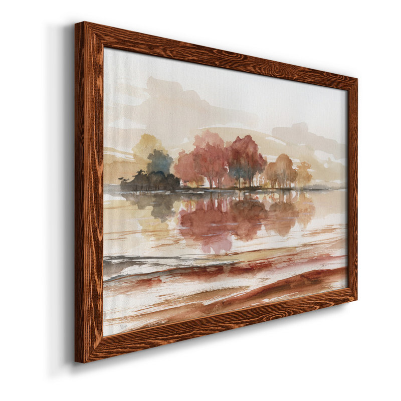 Earthy Dreams - Peinture sur toile encadrée, Érable, H 37,5 po x l 27,5 po x P 1,5 po