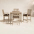 Samya Square 4 - Person 44" Long Bar Height Dining Set with Cushions