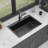 Pull-out Faucet Gunmetal Black Stainless Steel Kitchen Sink For Modern Kitchens