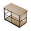 Cage pour chien avec plateau et roues-974121796