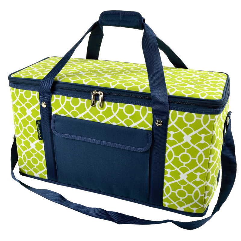 Picnic At Ascot 83 Quarts Picnic Tote Bag Cooler in Trellis Green