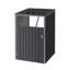 130cm W x 55cm D Metal Outdoor Garbage Bin Shed For 1 Trash Bin