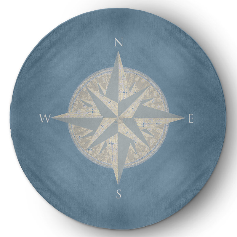 Adyn Chenille Indoor Rug, Round 5'