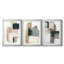 Marble Block Symmetry I - Impression personnalisée de qualité supérieure avec cadre mat - 3 pièces