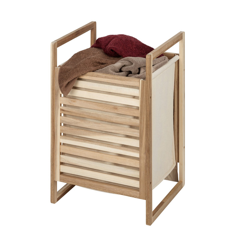Wenko Wood Laundry Hamper