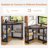Lambrecht Corner Desk With Outlets & USB Ports, Triangle Computer Desk With Charging Station, Storage Shelf, Space Saving Writing Desk For Small Space-921511289