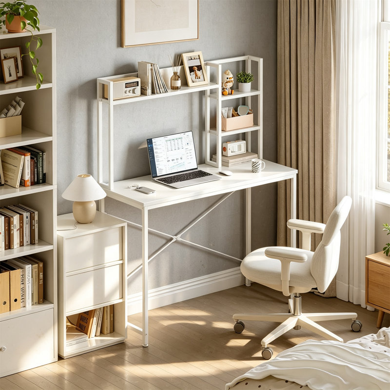 MDF Computer Desk, White