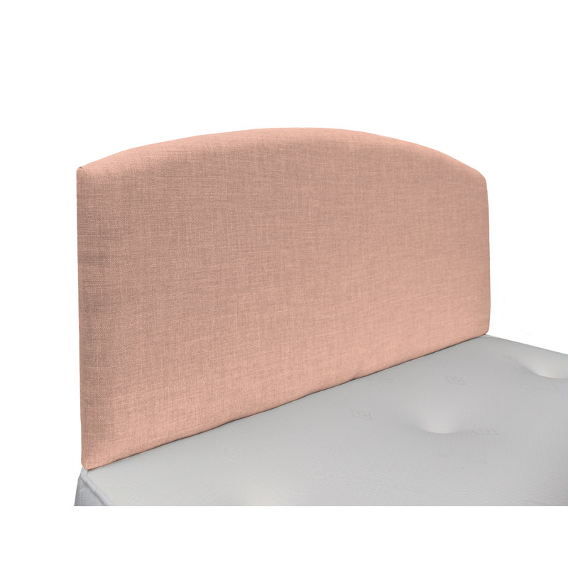Upholstered Headboard, Plush Velvet, Pink, Small Single (2'6)