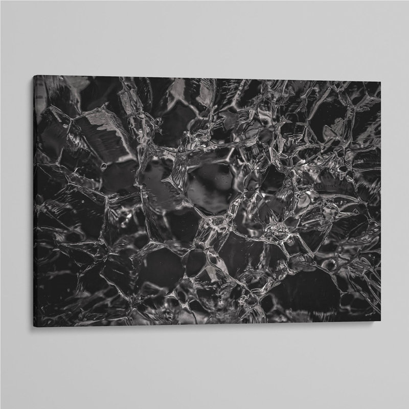 " Ice Sculpture No 2 " by Brian Carson, Wrapped Canvas, 24" H x 36" W x 1.5" D
