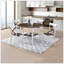 Ensemble de 2 chaises de salle à manger de style rustique moderne avec design rétro en X
