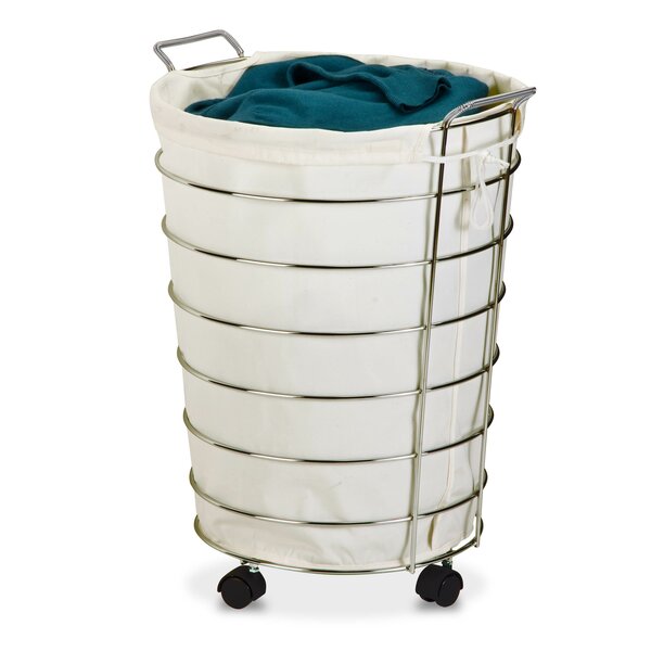 Wayfair Basics® Collapsible Rubber Laundry Basket