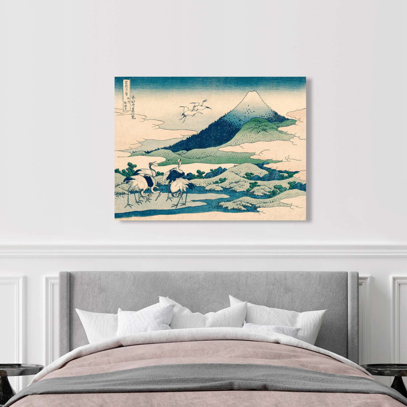 Umezawa Manor In Sagami Province, 1830-1833 by Katsushika Hokusai - Wrapped Canvas Print, 90cm H x 120cm W x 4cm D