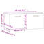 17 Stories Wall Cabinet 80x36.5x35 cm Engineered Wood-1945443412