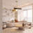Modern Globe Glass Ceiling Light Fixture Metal 26.77 in