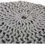 Pouf rond en coton 20 x 20 au design moderne pour le salon-657607453