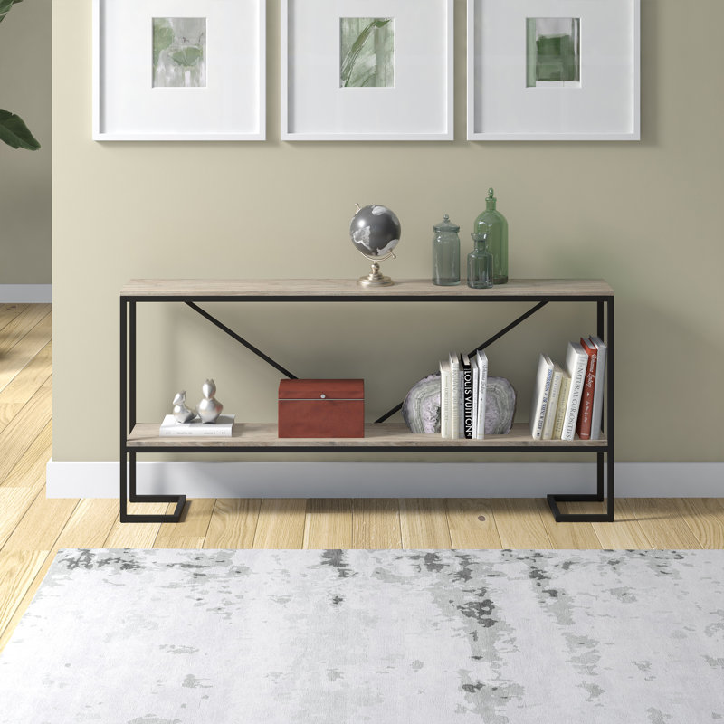 Phoebe 64'' Console Table, Gray Wash