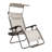  30" Wide XL Zero Gravity Outdoor Lounge Chair w/ Canopy, Sand