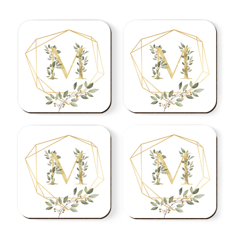 Sous-verres Café à monogramme, M