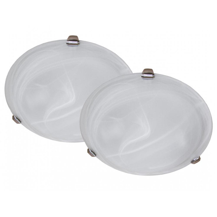 Mandrup Glass Flush Mount