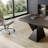 Minimalist Smoked Wood Rectangular Desk-109011817