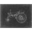 Art, Harper, Ethan, art sur toile tendue avec châssis: Tractor Blueprint IV-103610117