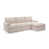 Nevis Ivory Polyester Blend