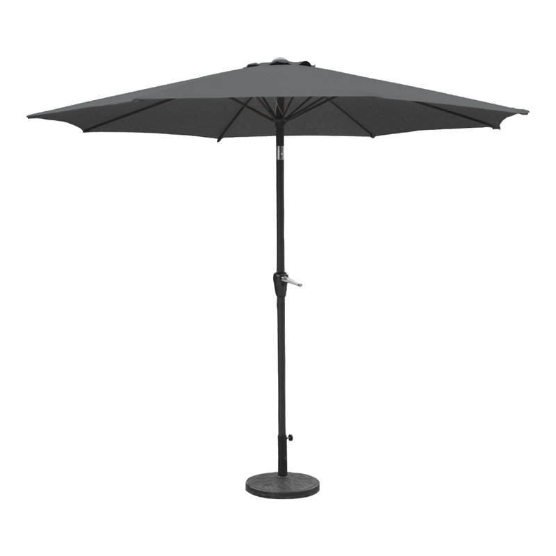 Wymore 250cm Market Parasol, Charcoal