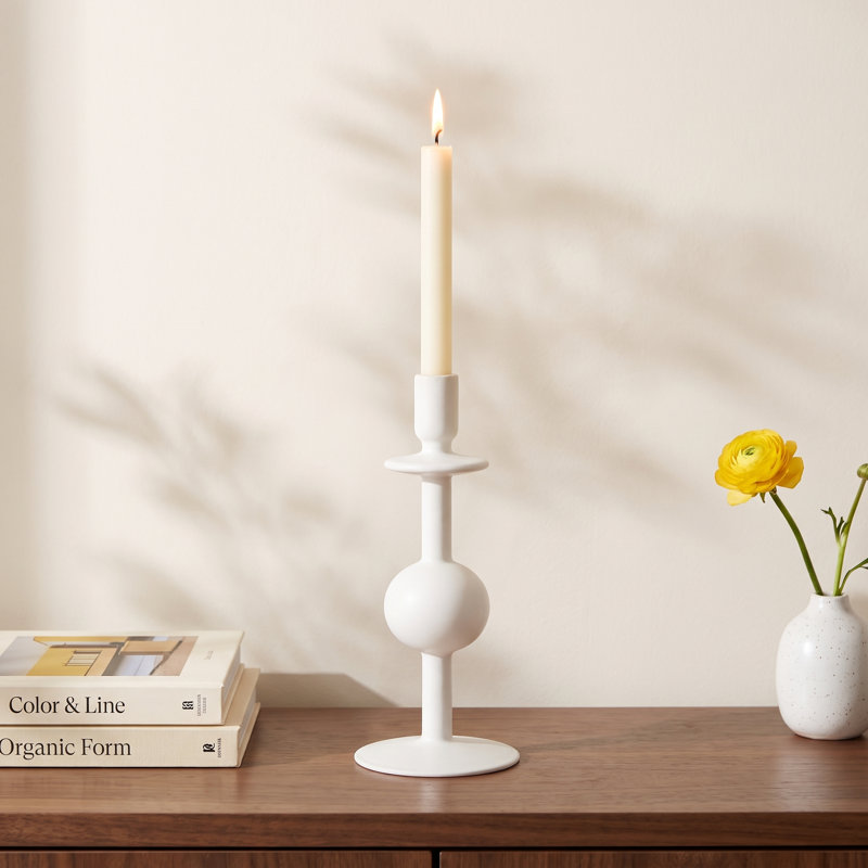 11.8'' H Glass Tabletop Candlestick