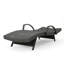 Fauteuil en osier avec accoudoirs Salem