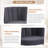 Modern Lotus Backrest Fabric Upholstered Dining Chair (Set of 2)-941772796