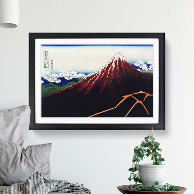 Sanka Hakuu by Katsushika Hokusai - Picture Frame Painting Print