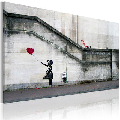 " Banksy Girl With Red Balloon "