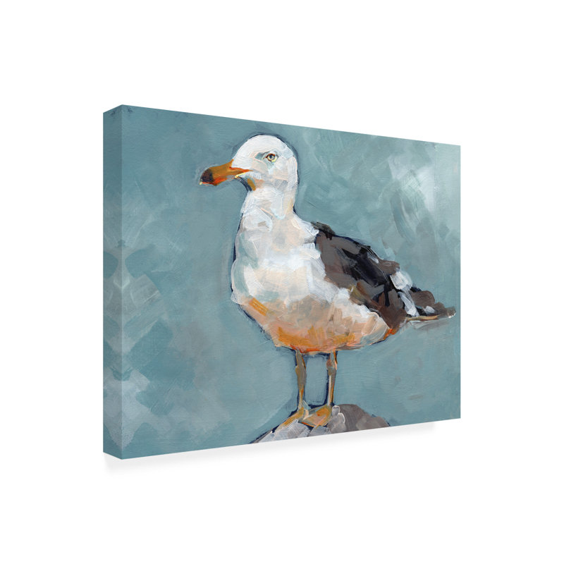 Jennifer Paxton Parker, «Seagull Stance II», art sur toile, H 14 po x l 19 po x P 2 po