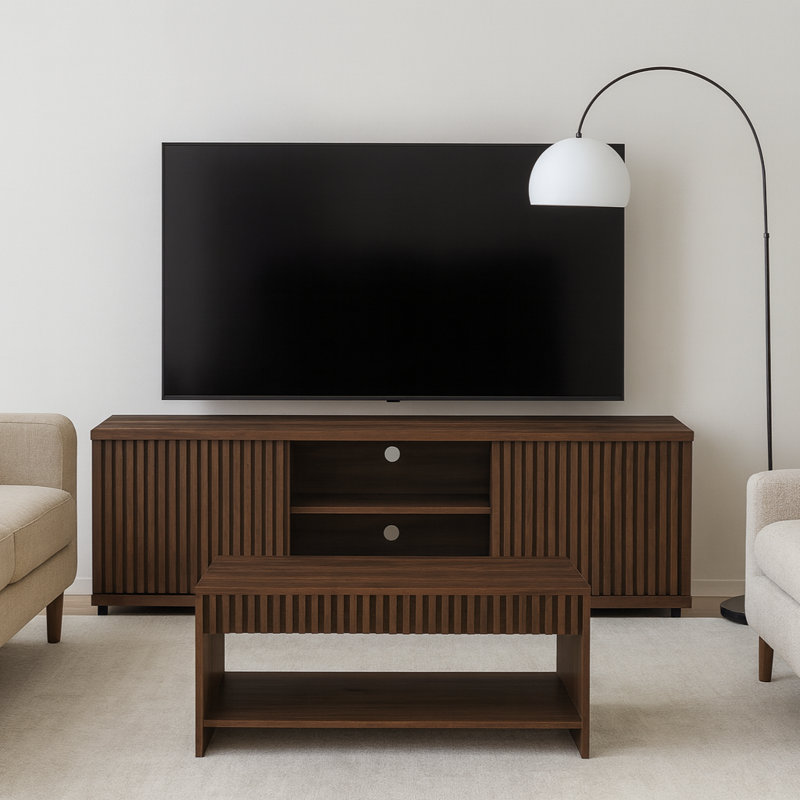 Irwin 2 - Piece Living Room Set, Walnut