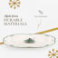 Spode Christmas Tree Sculpted Platter 19"