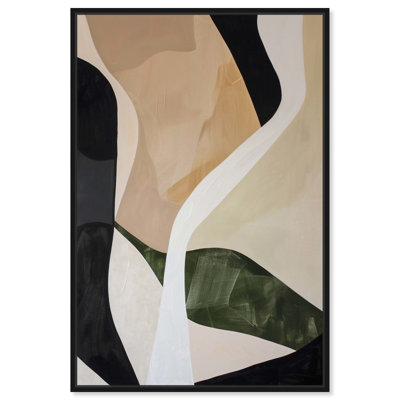 Art mural abstrait Mid-Century Grain Canvas par Art Remedy