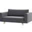 Lit pour chien de taille moyenne, confortable et hygiénique, coussins gris moelleux, patins,