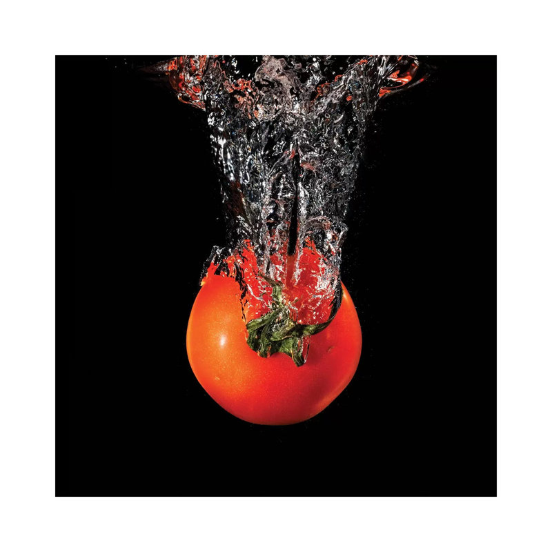 Splash by Andreas Stridsberg - 1 Piece Wall Art on Canvas, 66.04 cm H x 66.04 cm W x 1.91 cm D, No Frame