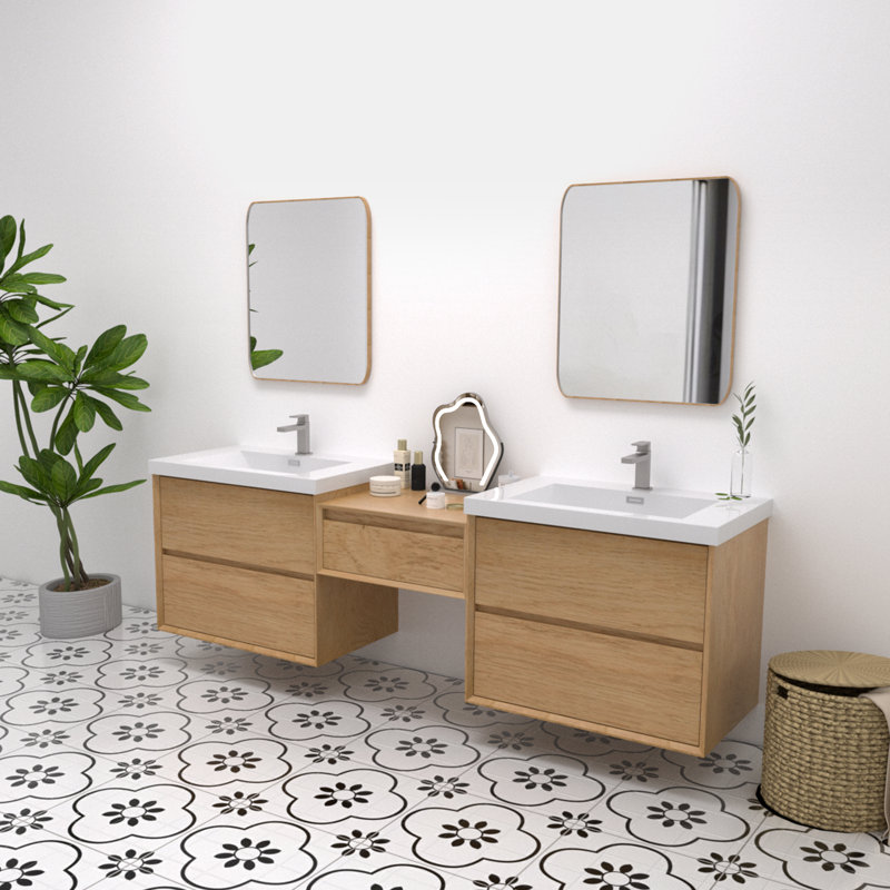Ensemble de meuble-lavabo flottant 84 po Mellani