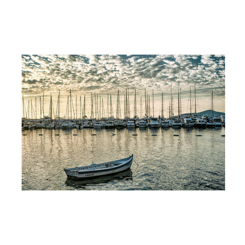 Art sur toile Yury A Melnikov Marina At Sunrise, H 16 po x l 24 po x P 2 po