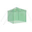Greenhouse Folding with Roof with Storage Green Iron Garden Structure