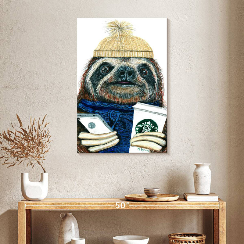 Brampt Urban Sloth, 36" H x 24" W