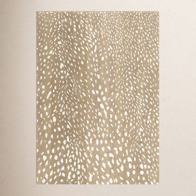 Jona Light Brown Hand-Tufted Wool Rug