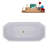 63'' x 28.7'' Soaking Acrylic Bathtub-90888444