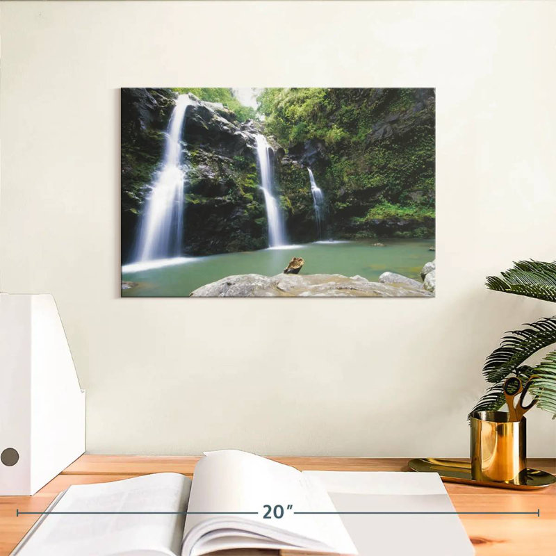 Waikani Falls, Maui, Hawaï, H 8 po x l 12 po