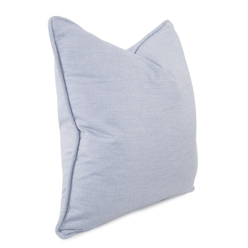 Coussin d'extérieur Driftwood - Poly Insert, Bleu, Carré H 24 po x l 24 po