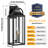 3-Light 24" Large Outdoor Wall Lantern, Modern Farmhouse Exterior Sconce-1815181597-1815181630