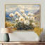 Pivoines dans le plateau balayé par le vent I - pivoines, art mural-58386640-58386641