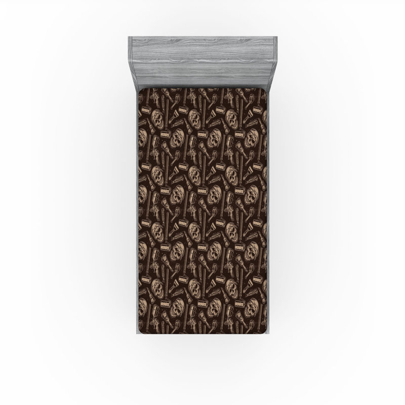 Drap-housse américain Ambesonne, Drap-housse de taille simple