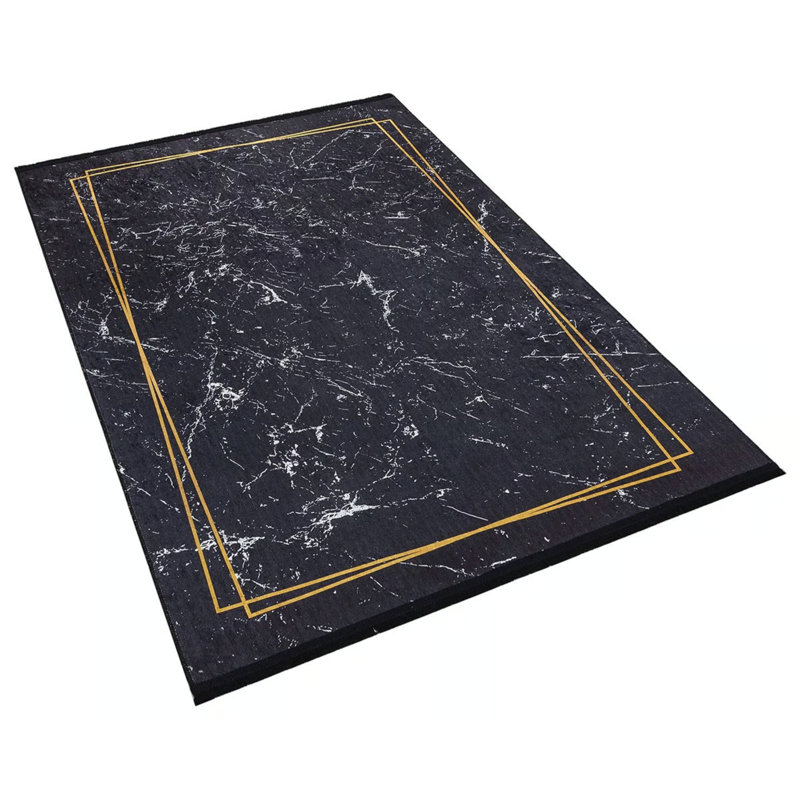 Yulema Performance Cotton Washable Oriental Indoor / Outdoor Rug, Runner 3'3" x 9'10"
